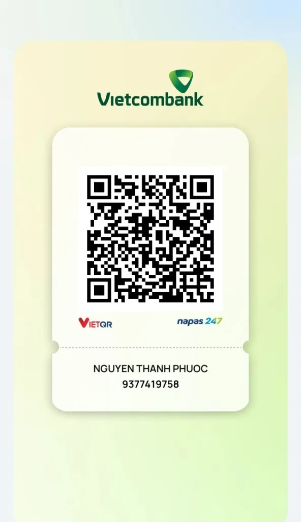 QR ủng hộ Nguyễn Thành Phước