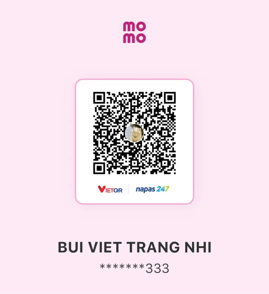 QR ủng hộ Trà Sữa Solaria