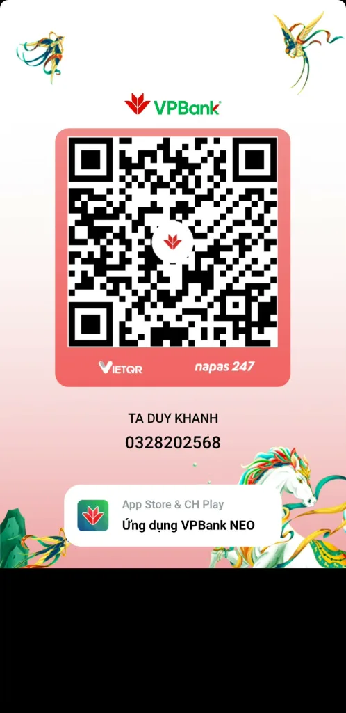 QR ủng hộ Mèo Khó Ngủ