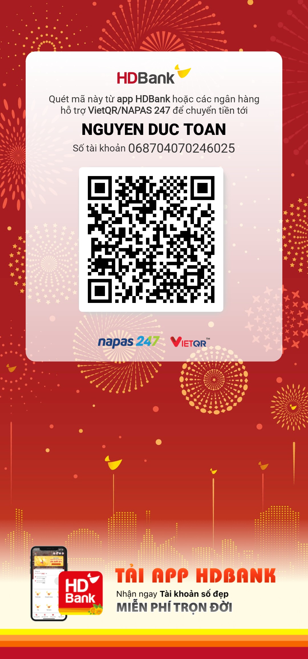 QR ủng hộ Liêm Phong Việt Sử