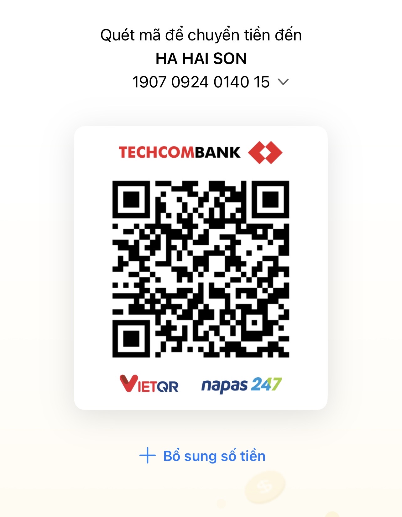 QR ủng hộ Hà Mặc Tử