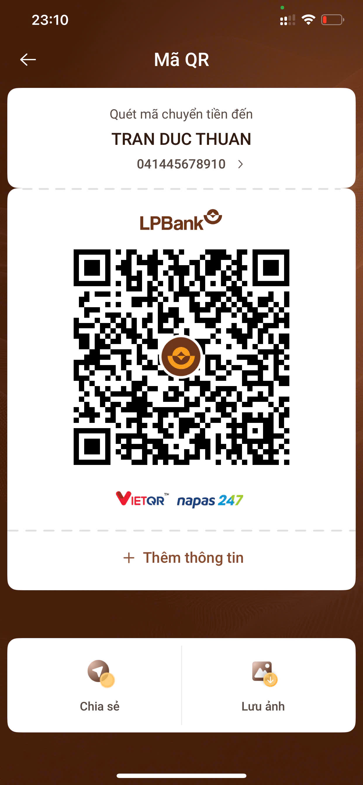QR ủng hộ Bút Hết Mực