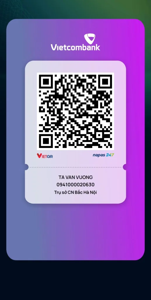 QR ủng hộ Vương Tạ