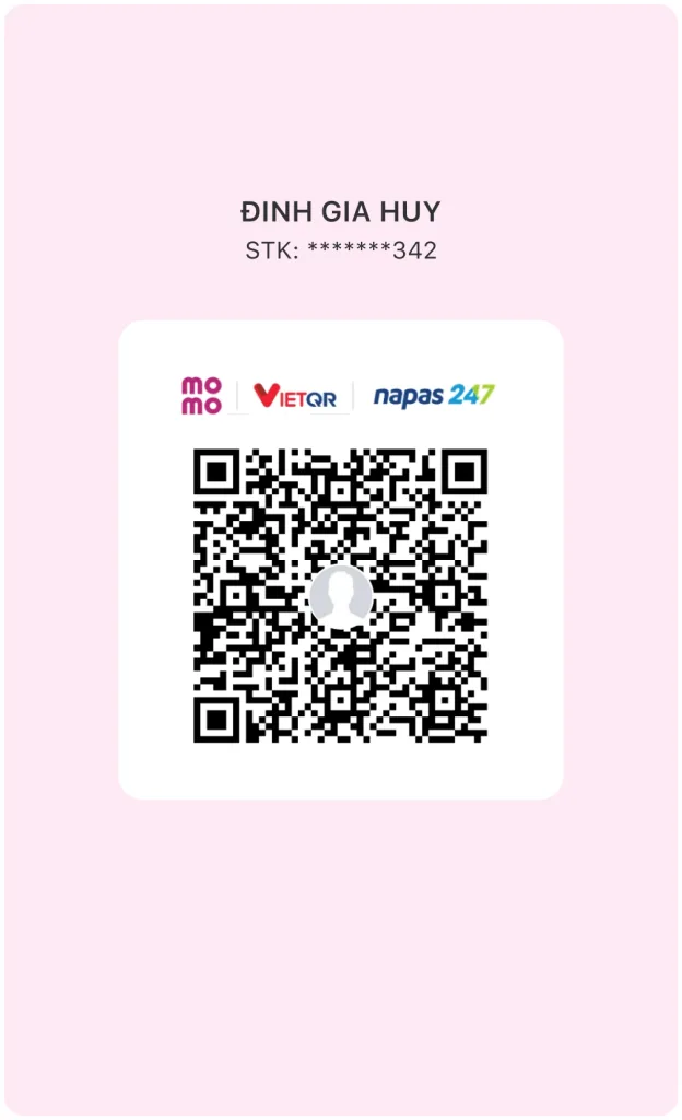 QR ủng hộ Đinh Gia Huy