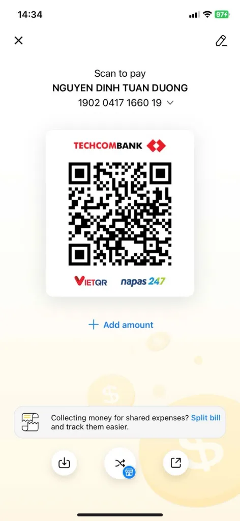 QR ủng hộ Tuan Duong (Vampire)