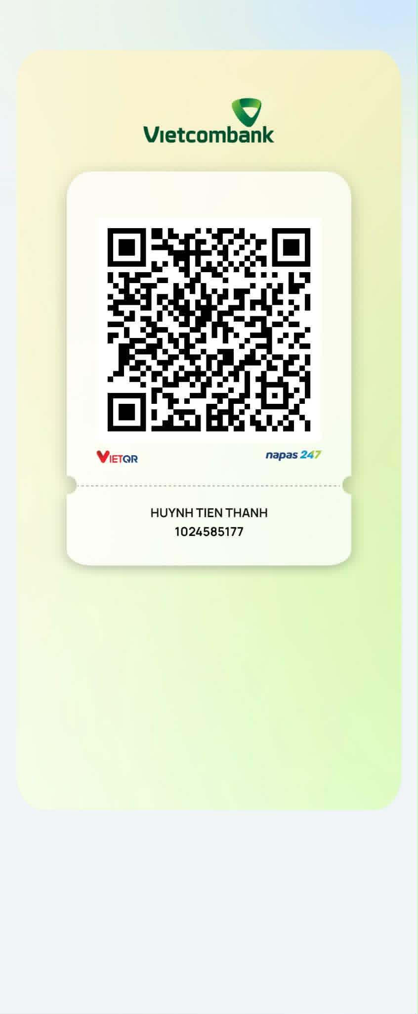 QR ủng hộ Một Con Bọ