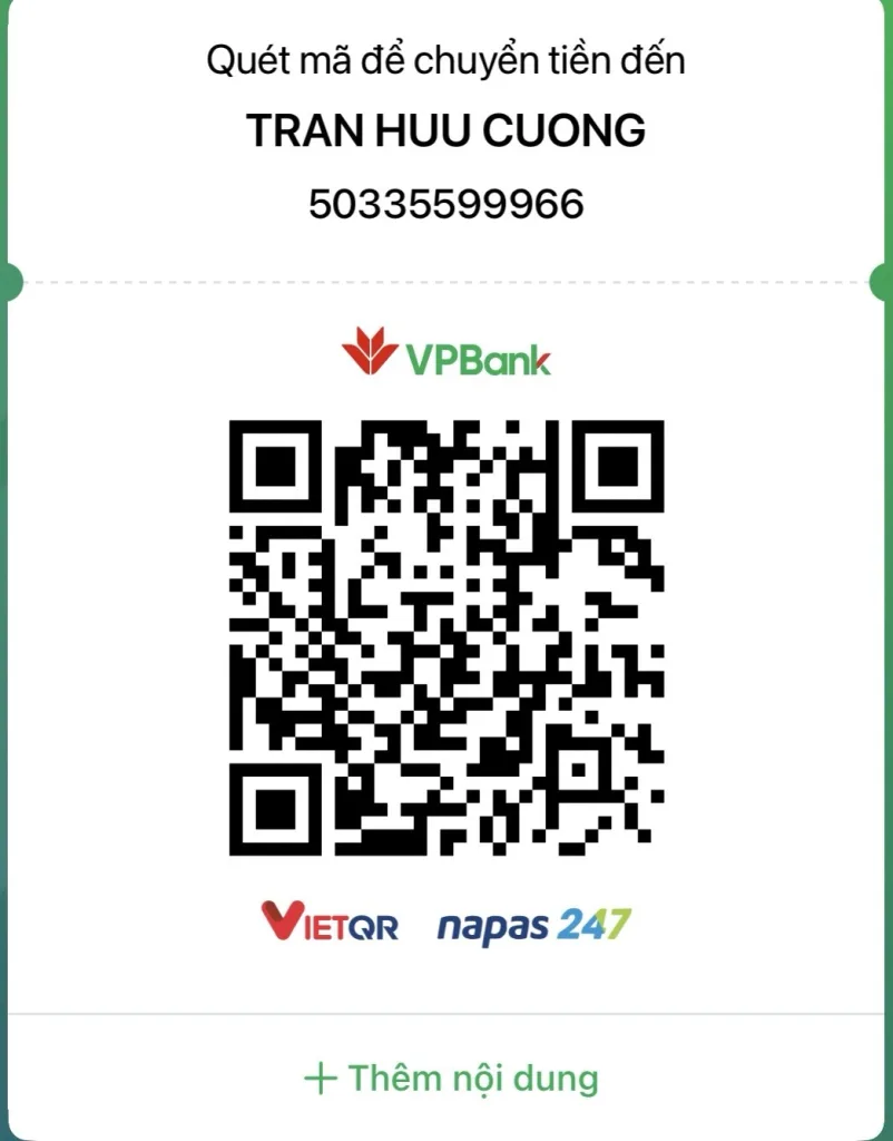 QR ủng hộ Thiên Cương Đạo Nhân
