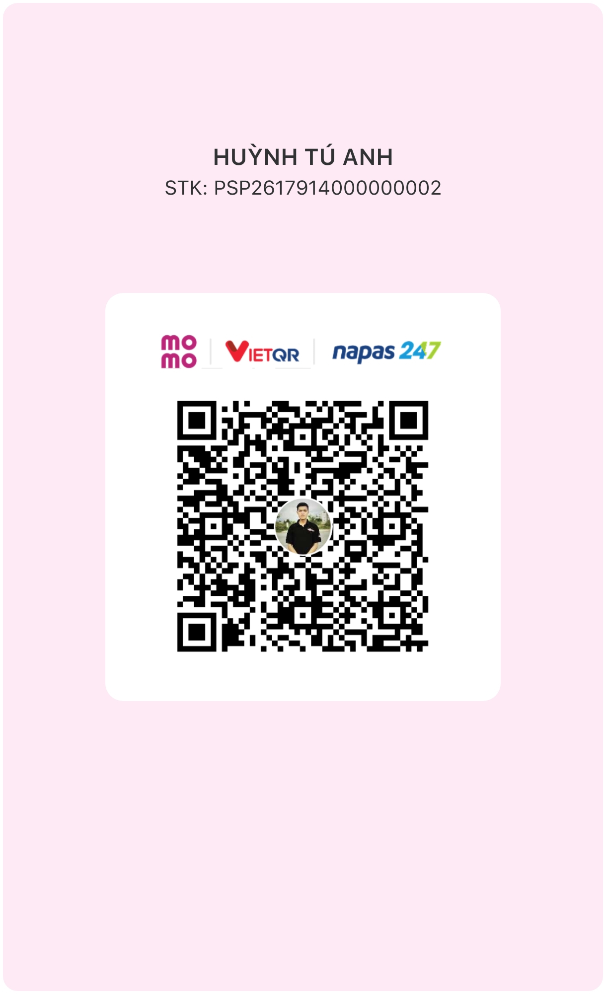 QR ủng hộ Hoàng Kê Lão Nhân
